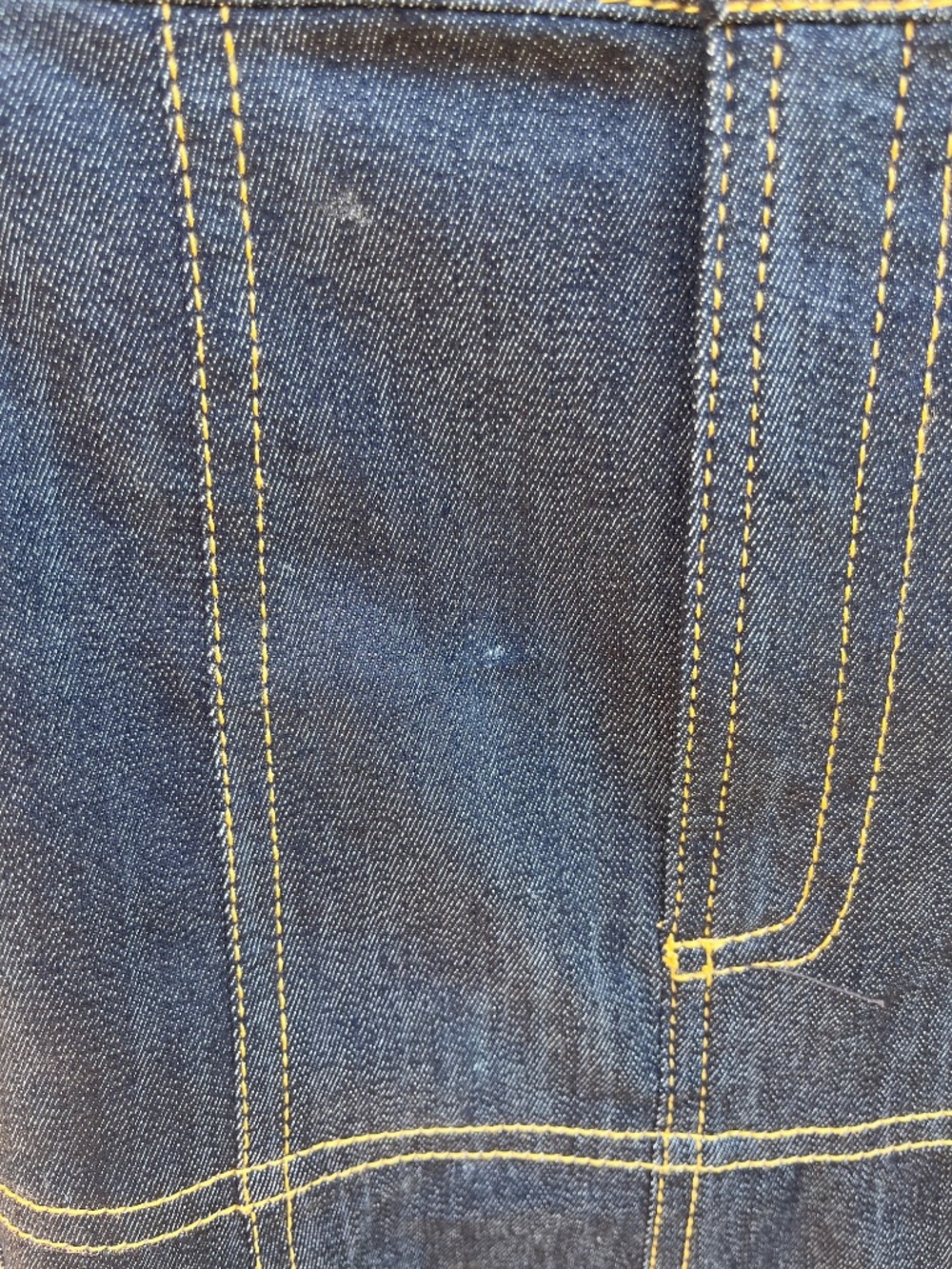 Cinq A Sept Dark Blue Denim Zip Front Midi Hester Skirt Sz. 6 - Picture 10 of 12